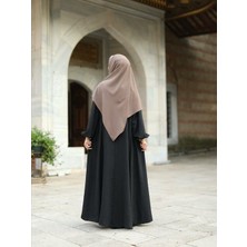 Tesettür Hijab Medine Ipeği Eşarp Vizon