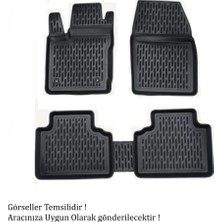 ACK Store Hyundai I20 2015-2020 Uyumlu 3D Havuzlu Kauçuk Paspas