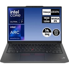 Lenovo E14 G6 Ultra 7 155H 32GB 512 SSD 14" Windows 11 Pro Wuxga 21M70091TX Taşınabilir Bilgisayar