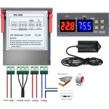 STC-3028 220V Isı ve Nem Termostatı Kuluçka Makinalarına Uygun Hassasiyet