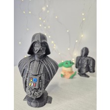 Baby Yoda Üçlü Seti  - Figür Büst Koleksiyon Hediye Hobi