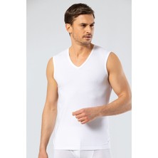 Cacharel Erkek V Yaka Spor Atlet 1304/BEYAZ