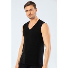 Cacharel Erkek V Yaka Spor Atlet 1304/SIYAH