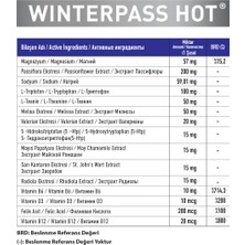 Galata Health Care Wınterpass Hot Nıght Magnezyum,pasiflora 5htp Içeren 7 Şase