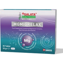 Galata Health Care Mgmigrelax Magnezyum L-THERONAT,Q10 30 Tb