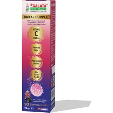 Galata Health Care Royal Purple Sambucus N.,Pelergonium S.,1000 Mg C Vitamini 20 Eff