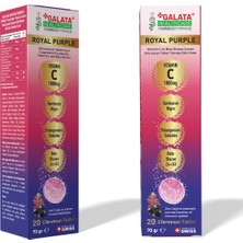 Galata Health Care Royal Purple Sambucus N.,Pelergonium S.,1000 Mg C Vitamini 20 Eff