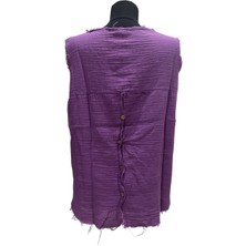 Müslin Pis Dikiş Arkası Düğme Detaylı Bluz