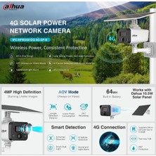 IPC-HFW2441DG-4G Solar Panelli Aov Mod 4mp Kamera