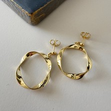 Masaliko Sallantılı Gümüş Küpe MS3180, 925 Ayar Gümüş,  Ithal Ürün