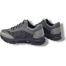 Growish GR0288 Ithal Balon Taban Içi Dışı  Deri Yazı Figürlü Sneaker Erkek Yürüyüş Ayakkabısı