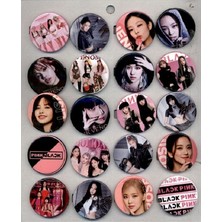 20 Adet Black Pink Rozeti