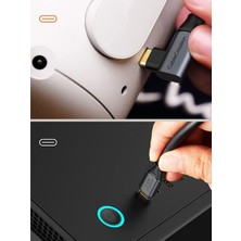 Cablecreation Shinecon SC-AI06 Vr Gözlük Uyumlu Type-C To Type-C Kablo 5m USB 3.2