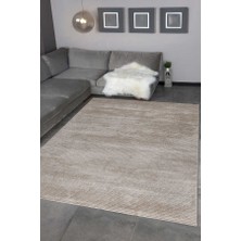 Elmina Bej Halı Modern Dokuma Halı Yumuşak Oturma Odası Salon Çocuk Odası Mutfak Halısı QP047
