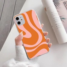 Huawei P30 Renk Geçişli Trend Şeffaf Telefon Kılıfı