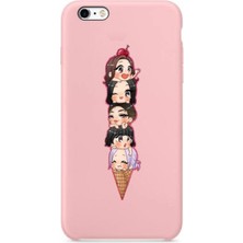 Iphone 11 Pro Özel Tasarım Desenli Pembe Kılıf