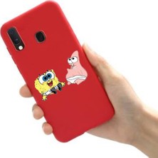 Galaxy A40 Özel Tasarım Karikatür Desenli Kılıf