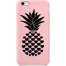 Xiaomi Redmi 5+ Plus Kalpli Ananas Desenli Silikon Kılıf