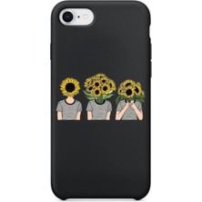 Xiaomi Redmi 5+ Plus Ayçiçeği ve Arkadaş Desenli Silikon Kılıf