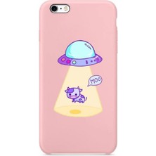 Xiaomi Redmi 5+ Plus Uzay Aracı ve Inek Desenli Silikon Kılıf