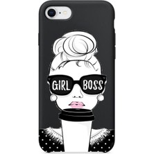 Galaxy A8 2016 Girl Boss Yazılı Silikon Kılıf