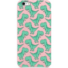 Galaxy S7 Büyük Dinozor Desenli Silikon Kılıf