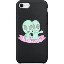 Huawei Y5 2019 Uzaylı Arkadaş Desenli Silikon Kılıf