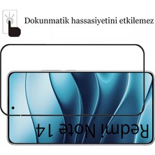 CepStok Xiaomi Redmi Note 14 Kırılmaz Cam 5d Tam Kaplayan Temperli Ekran Koruyucu