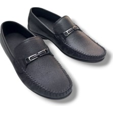 Growish GR0296  Deri Erkek Hareketli Tokalı Babet Loafer Ayakkabı