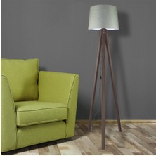 Deko Lambader Ceviz Ayak / Yeşil Şapka