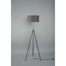Pier Metal Lambader Siyah-Antrasit (38 x 38 x 145  cm )