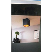 7 Watt Beyaz Işık GU10 Duylu Dekoratif Alüminyum Kasa Şık Tavan Armatürü, Beyaz Işık LED Spot Lamba