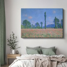 Claude Monet - Gelincik Tarlası Kanvas Tablo