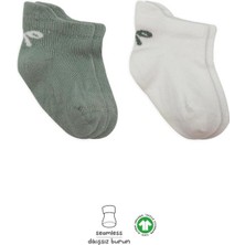 Nessiworld Bistyle 2'li Sneakers Smile Penye Çorap BS20106 Nil Ekru