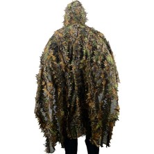 Serendipitous Camo 3D Yaprak Pelerin Yowie Ghillie Nefes Açık Panço Tipi Kamuflaj Kuş Gözlemciliği Panço Takım Elbise (Yurt Dışından)