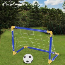 Serendipitous Kapalı Mini Katlanır Futbol Futbol Topu Kale Sonrası Net Set + Pompa Çocuk Spor Açık Ev Oyun Oyuncak Çocuk Doğum Günü Hediyesi Plastik (Yurt Dışından)