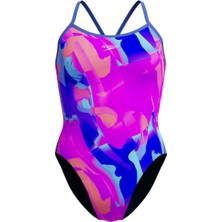 Speedo turnback kadın mayosu