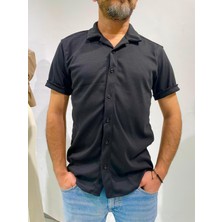 Siyah Yakalı Erkek T-Shirt No1