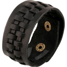 23CM Tarzı NO.82482 Beden Zorcvens Vintage Punk Retro Çok Katmanlı Deri Bileklik Erkek Moda Örme El Yapımı Halat Sarma Bilezikler ve Bilezikler (Yurt Dışından)