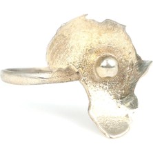 Nusret Takı 925 Ayar Gümüş Afrika Kıtası Yüzük