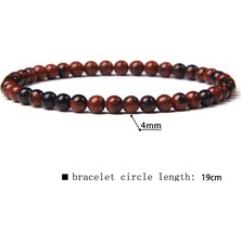 19CM Tarzı 4 mm Altın Kuğu Doğal Taş Pictura Jaspe Mineral Bilezik Kadın El Yapımı Esnek It Taş Boncuklu Şans Bilekliği Yoga Dua Pulsera (Yurt Dışından)