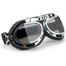 Xifu Shop C Sarı Stil Yeni Evrensel Vintage Pilot Motosiklet Gözlüğü Kask Açık Yarım Motokros Gözlüğü Harley Motorları  (Yurt Dışından)