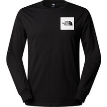 The North Face M L/s Fine Tee Erkek Outdoor Tişörtü NF0A8A6PJK31 Siyah