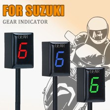 Xifu Shop C Kırmızı Ayraç  Suzuki DL650 V-Strom DL1000 GSF650 Bandit Gsxr 600 Gsx-R Vv 650 Dişli  Motosiklet Hızı Ekranı (Yurt Dışından)