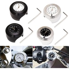 Xifu Shop C C  Evrensel Motorsiklet Kolu Taşınabilir Saat El Takvimi Su Geçirmez ve Şok Emici Alüminyum Alaşım Araba Saat Kolu Izle (Yurt Dışından)