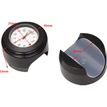 Xifu Shop C C  Evrensel Motorsiklet Kolu Taşınabilir Saat El Takvimi Su Geçirmez ve Şok Emici Alüminyum Alaşım Araba Saat Kolu Izle (Yurt Dışından)