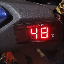 Xifu Shop C 16MM Vespa Gts Tmax Nmax Pcx Forza 350 Xmax  Dijital Ekran Sensörlü Motosiklet Termometresi Sıcaklık Göstergeleri (Yurt Dışından)