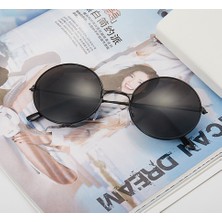 Xifu Shop C A1  Retro Vintage  Yuvarlak Metal Şeffaf  Moda  Sürücü Leri Tasarımcı Daire Çerçeve Gözlüğü (Yurt Dışından)