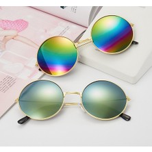 Xifu Shop C A1  Retro Vintage  Yuvarlak Metal Şeffaf  Moda  Sürücü Leri Tasarımcı Daire Çerçeve Gözlüğü (Yurt Dışından)