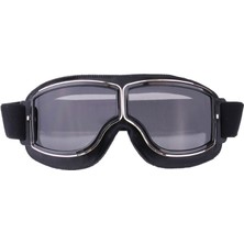 Xifu Shop C No.9 Deri  Vintage Motosiklet Gözlüğü Retro Jet Kasklı  Motosiklet Aksesuarları (Yurt Dışından)